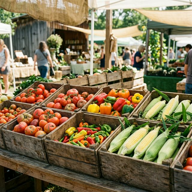 Sustainable farming produce